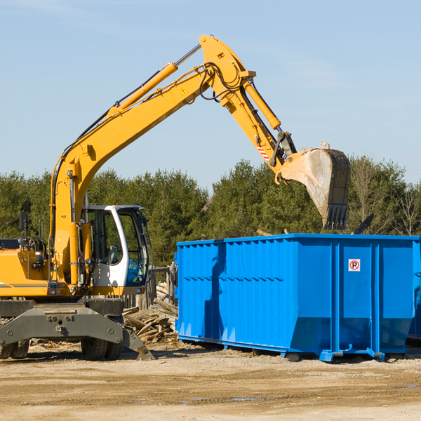 are there any restrictions on where a residential dumpster can be placed in St Michaels